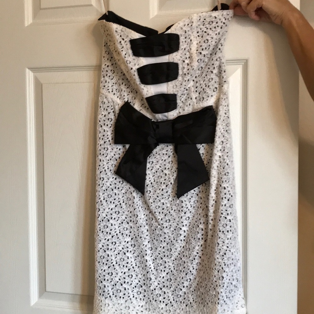 White lace dress